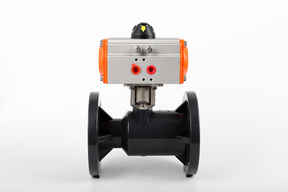 阿拉善右气动法兰一体球阀